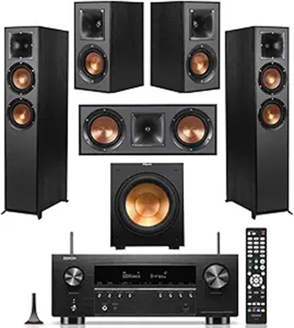 Klipsch 5.2 Home Theater System with Denon Receiver