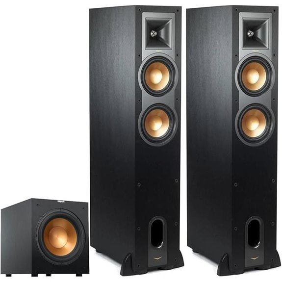Klipsch R-26FA Dolby Atmos Tower & R-12SW Sub Bundle