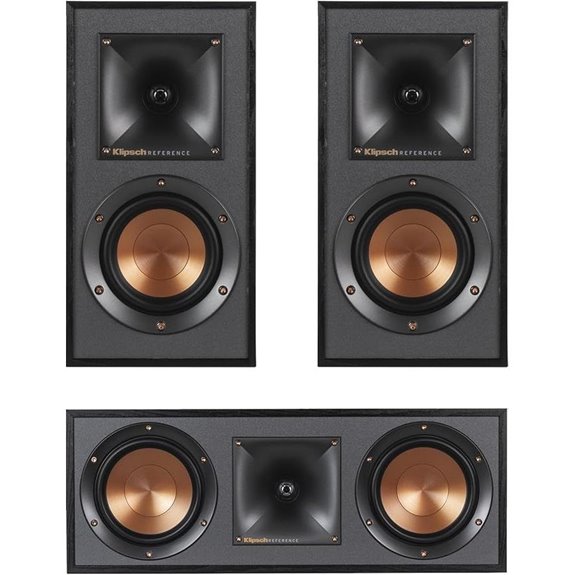 Klipsch R-41M Bookshelf & R-52C Center Channel Bundle
