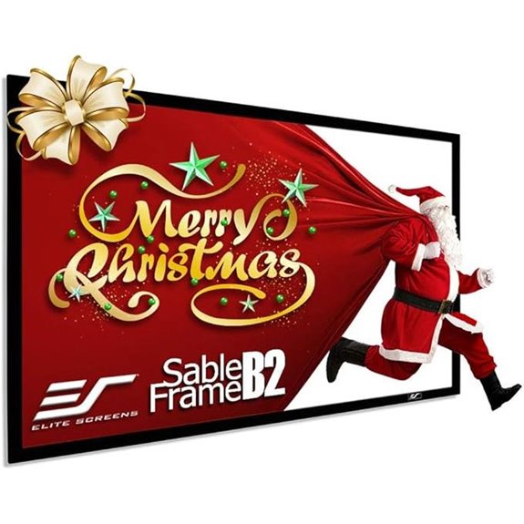 Elite Screens 150-inch Fixed Frame Projector Screen