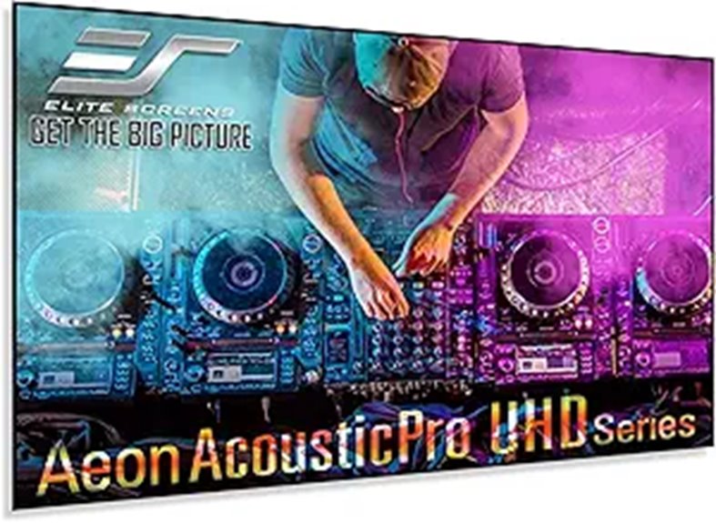 Elite Screens Aeon AUHD 150-Inch 4K Fixed Frame Screen