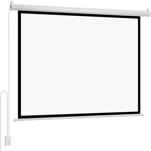 VEVOR 72-Inch Electric Projector Screen with Remote