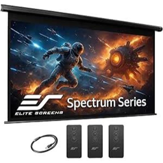 Elite Screens Spectrum 150-Inch Motorized Projection Screen