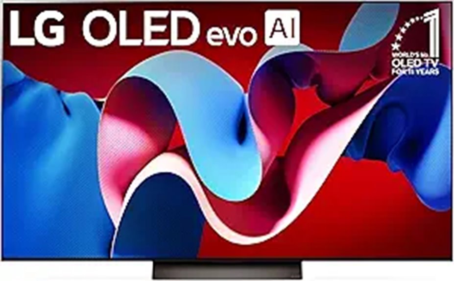 LG 77-Inch OLED evo C4 Smart TV with Remote