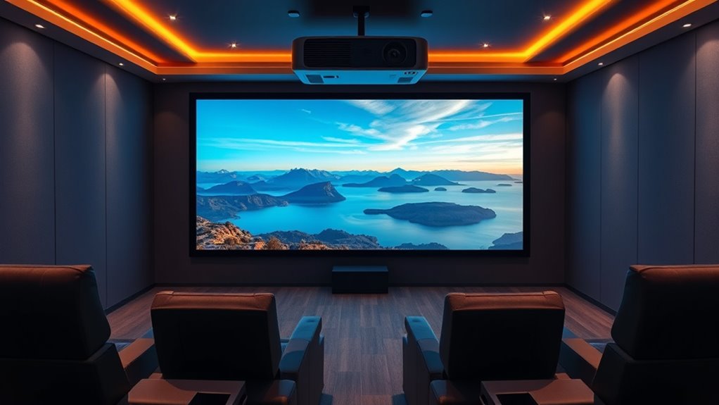 large screen projector considerations