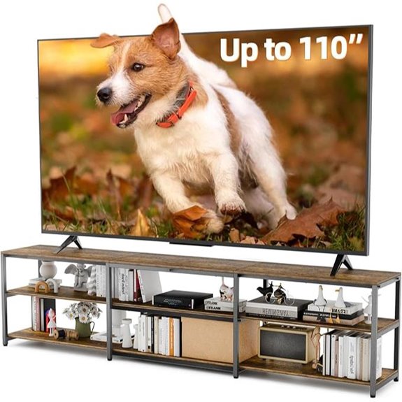 Aquzee 100-inch TV Stand for 85-110 TVs
