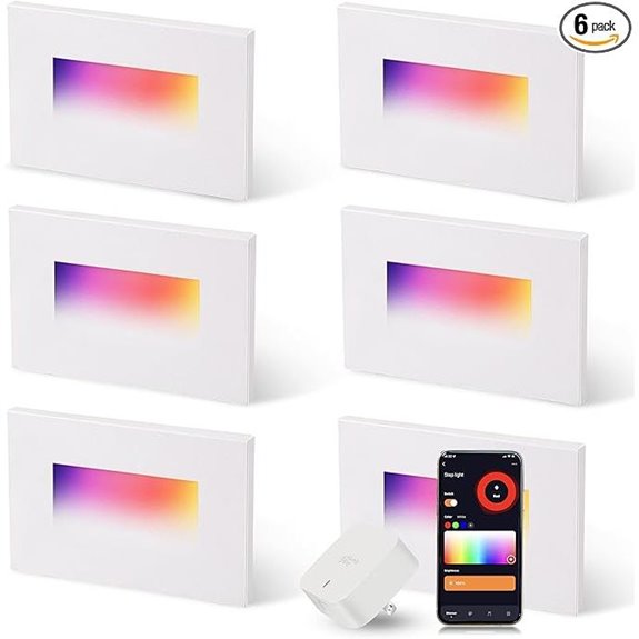 Cloudy Bay RGBW LED Step Lights (6 Pack)