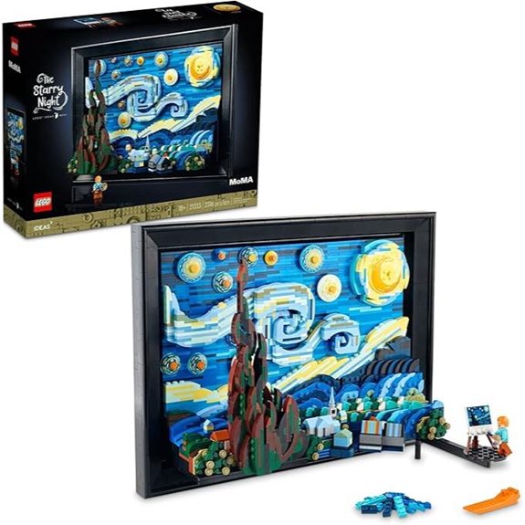 LEGO Van Gogh The Starry Night Wall Art