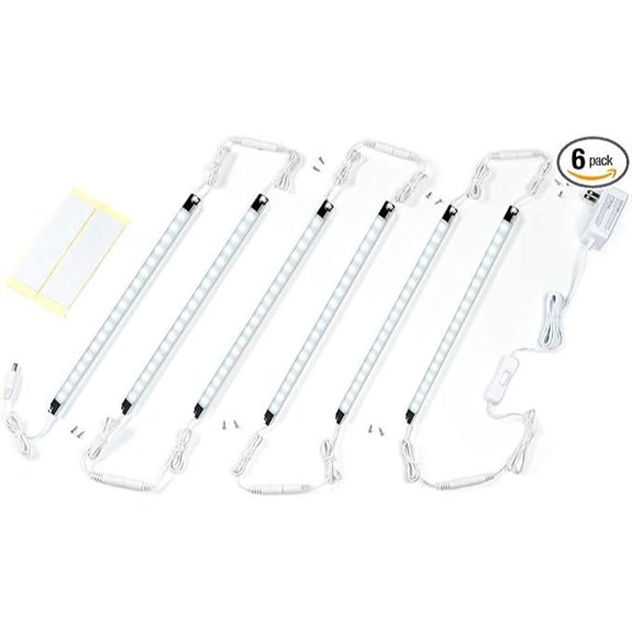 LED Light Strips Kit with Linkable Bars and Power Adapter