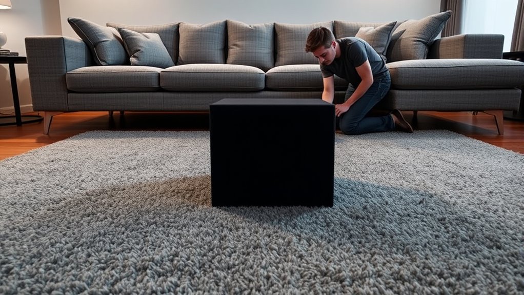 listen for balanced bass