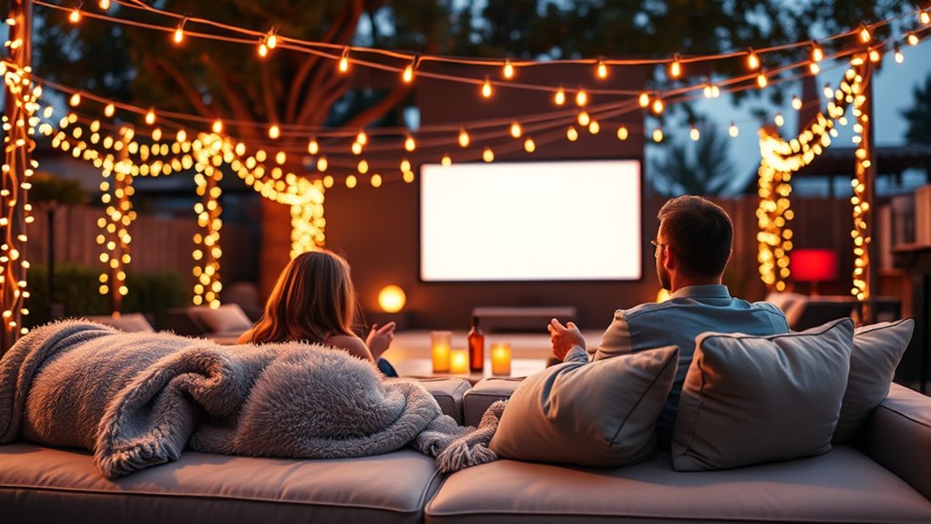 luxurious customizable cinema ambiance