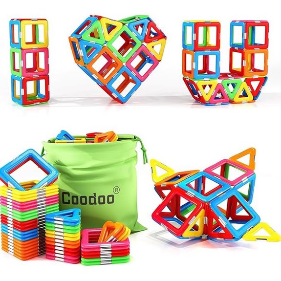 Coodoo Magnetic Blocks STEM Toys for Kids