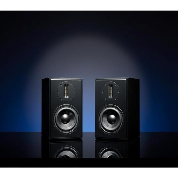 Passive 5.25 Magnetically Shielded Bookshelf Speakers Pair