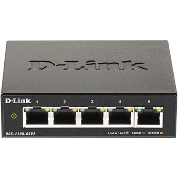 D-Link 5-Port Managed Gigabit Switch with VLAN