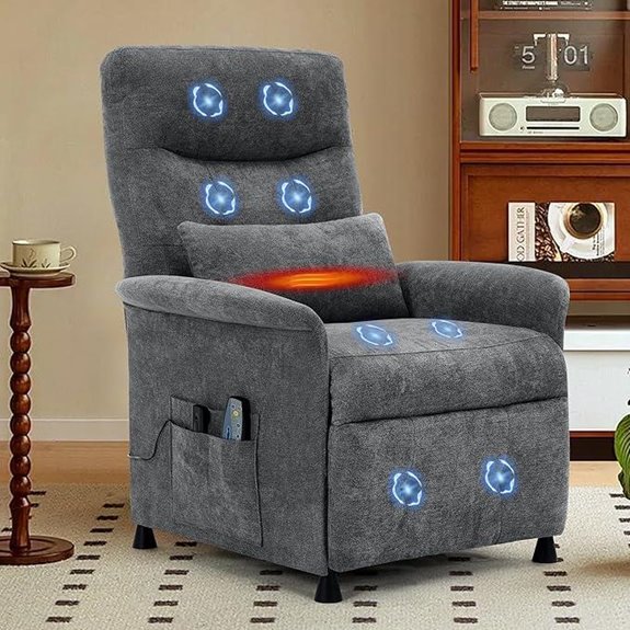 Power Recliner Chair with Massage & Heat