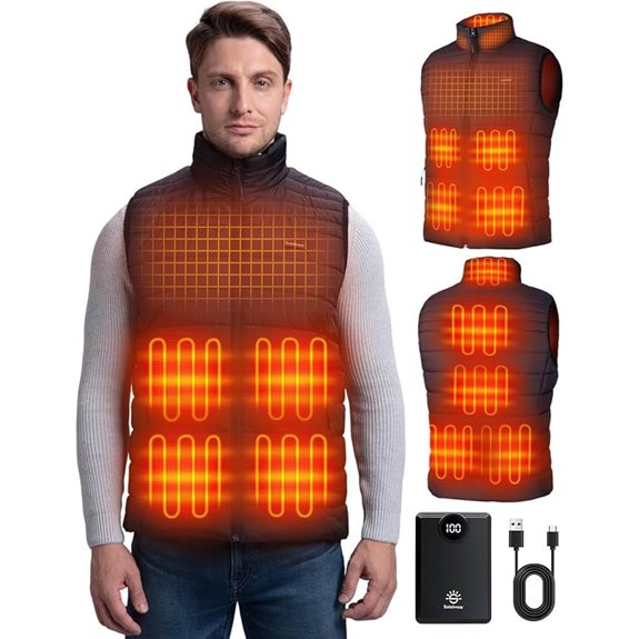 Heated Vest for Men with Rechargeable Battery