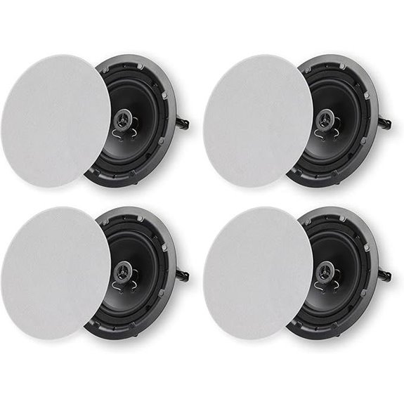 Micca 8 2-Way In-Ceiling Wall Speakers (4 Pack)