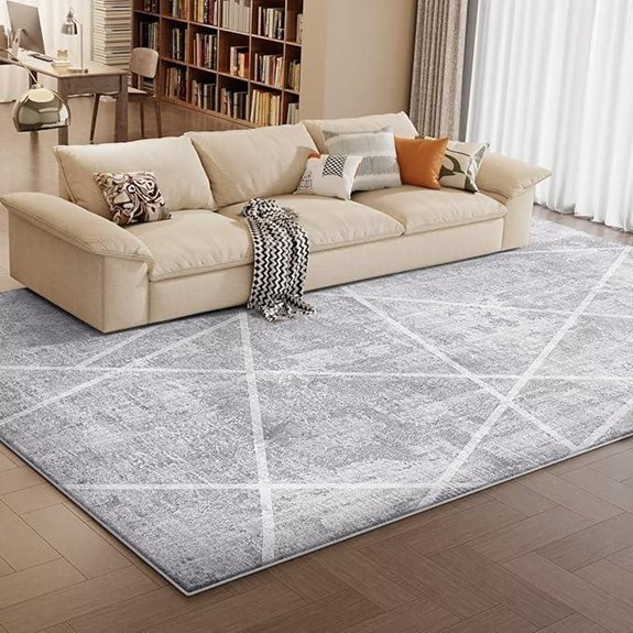Vamcheer 5x7 Modern Area Rug with Sponge Comfort