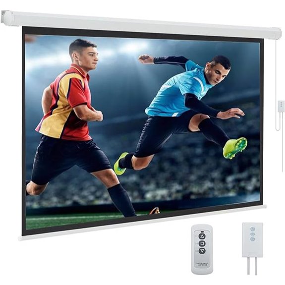 YODOLLA 84 Motorized 4K Projector Screen with Remote