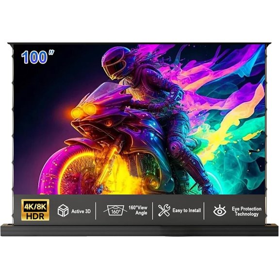 Motorized 100 4K Ultra HD Projector Screen