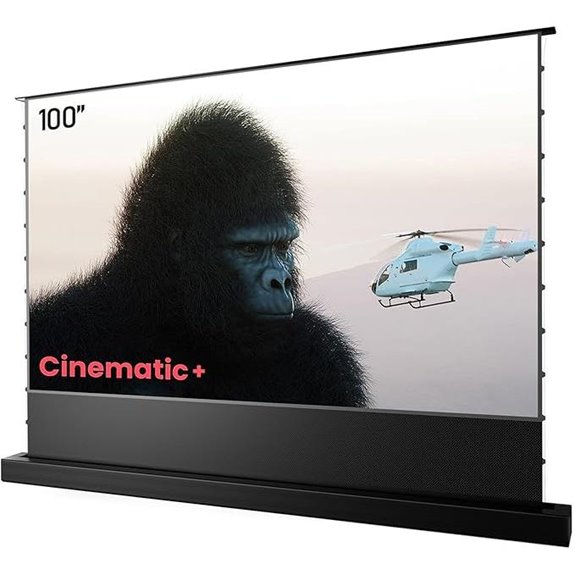 motorized alr projector screen