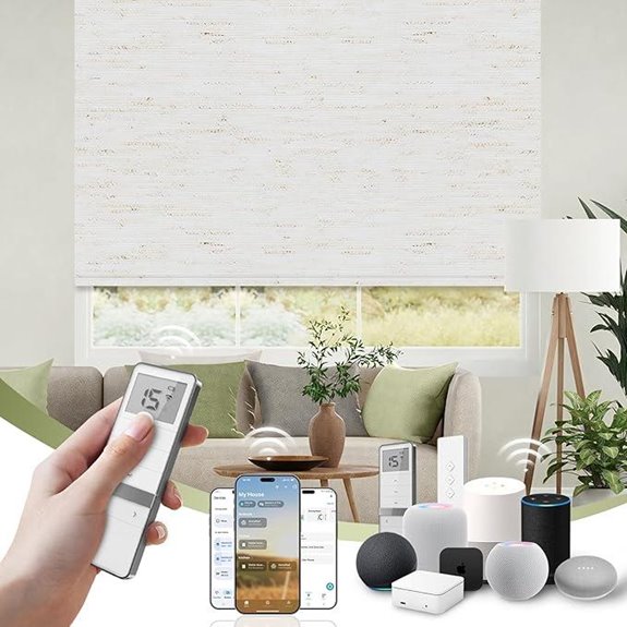 FineTell Motorized Blackout Blinds with Remote