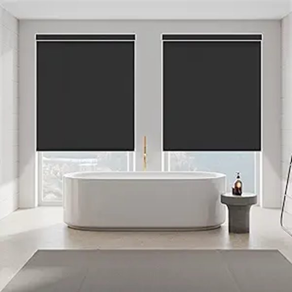 Motorized Smart Blackout Roller Shades with Remote