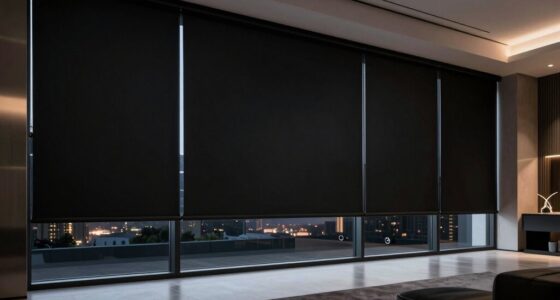 motorized blackout shades installation