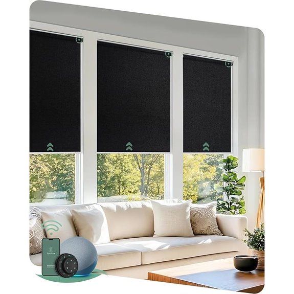Yoolax Motorized Blackout Blinds with Remote