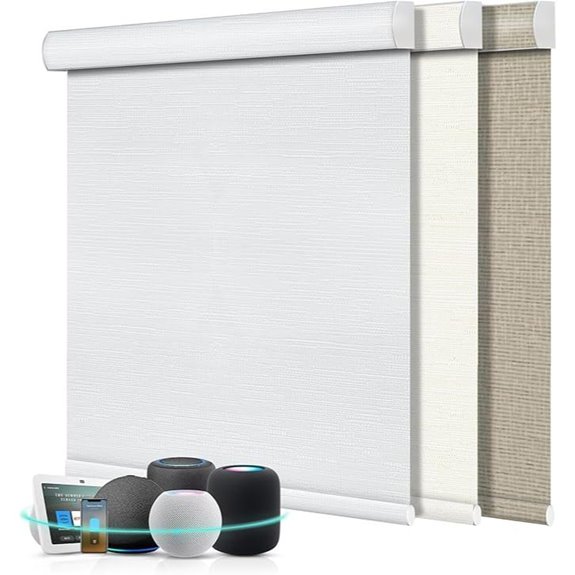 Aprilsmart Motorized Blinds with Remote and Voice Control