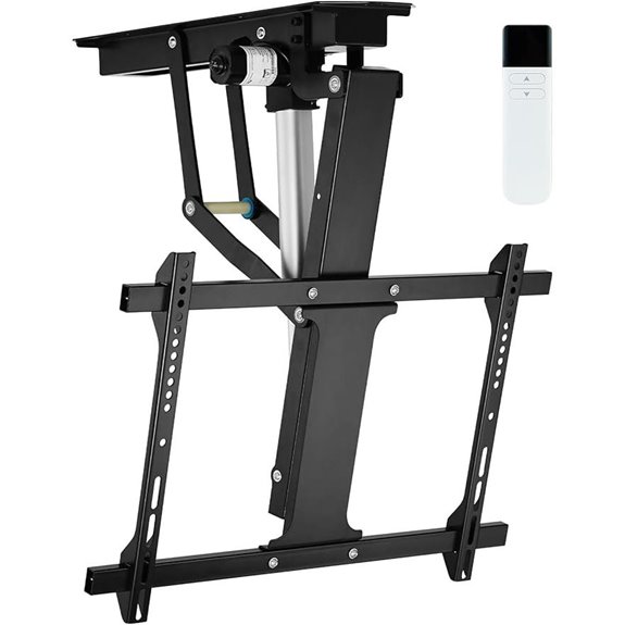 TOPSKY Motorized Adjustable Ceiling TV Mount (Black)