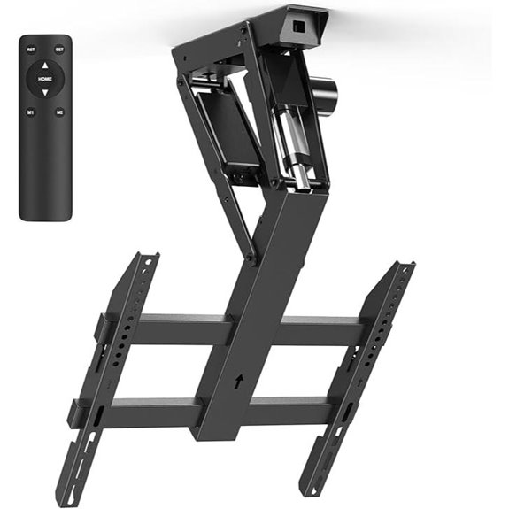 Motorized Ceiling TV Mount for 23-55 inch Screens