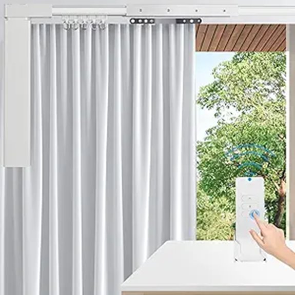 Smart Motorized Curtain Track with Remote 87-244