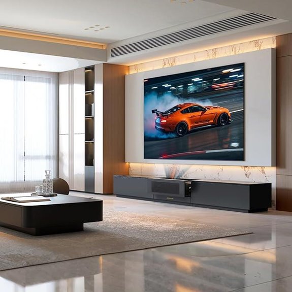 Motorized Laser TV Cabinet for 88-120 Inches