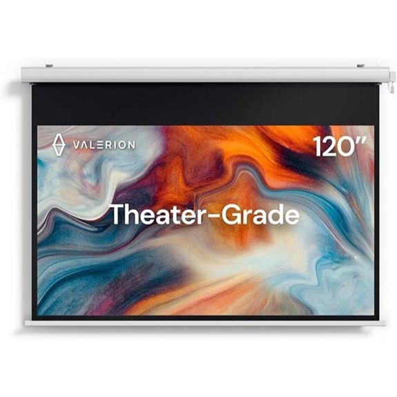 Motorized Outdoor 120 4K Projector Screen