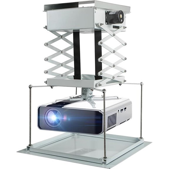 CGOLDENWALL Motorized Projector Mount with Remote