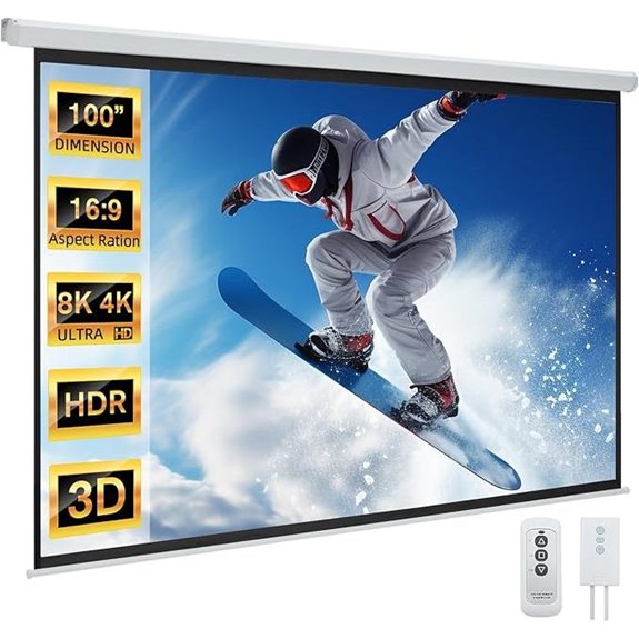 motorized projector screen remote
