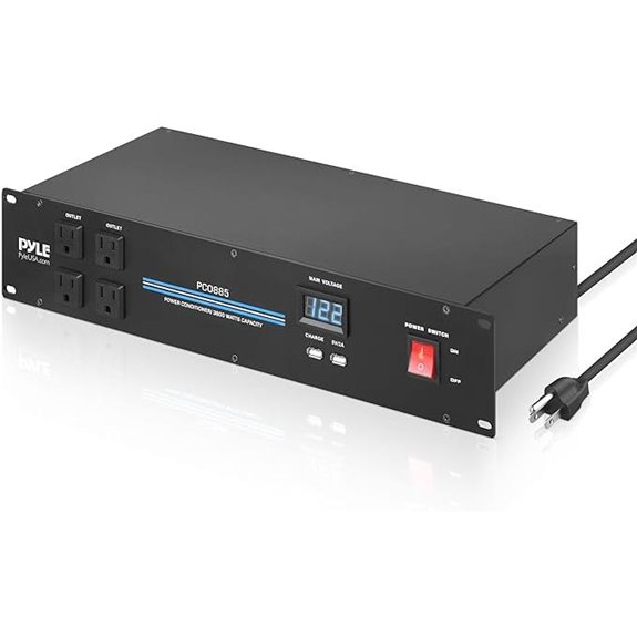 PylePro PDU Power Strip Surge Protector (20 Outlets)