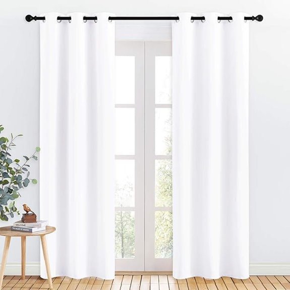 NICETOWN Light Blocking Curtain Panels 2-Pack 34x84
