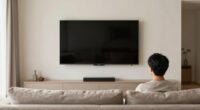 optimal tv viewing height