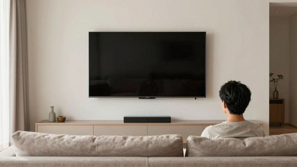 optimal tv viewing height