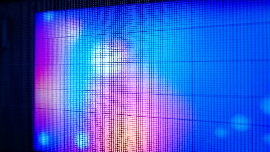 optimal viewing distance reduces grid