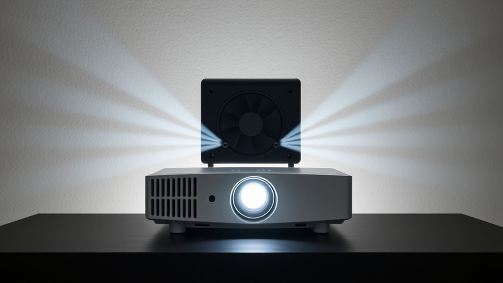optimize projector ventilation quietly