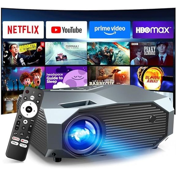 outdoor 4k wifi projector