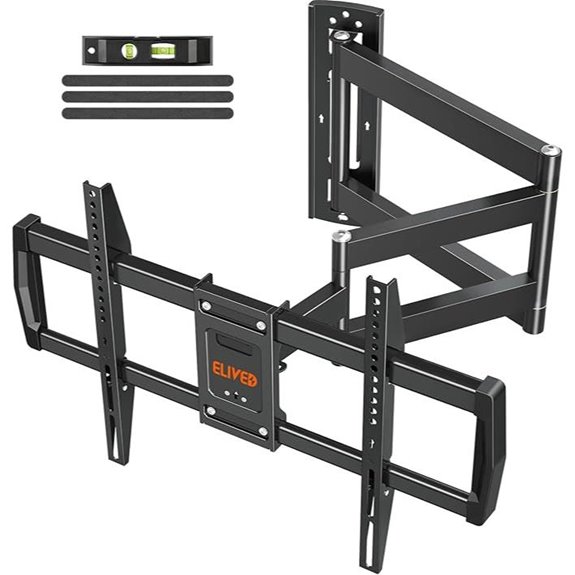 ELIVED Outdoor Full Motion TV Wall Mount