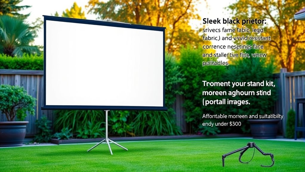 outdoor projector setup essentials