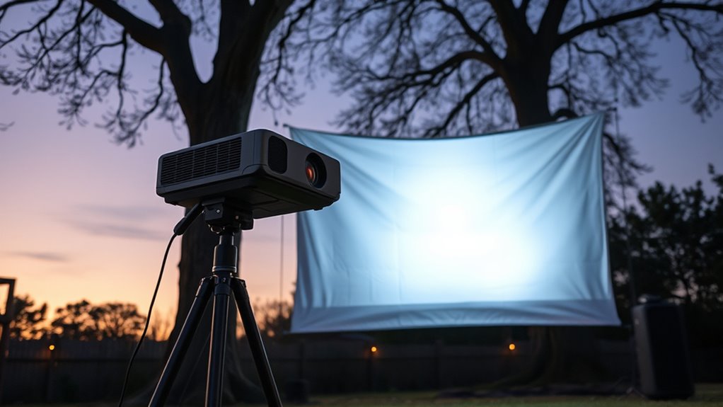 outdoor projector setup essentials