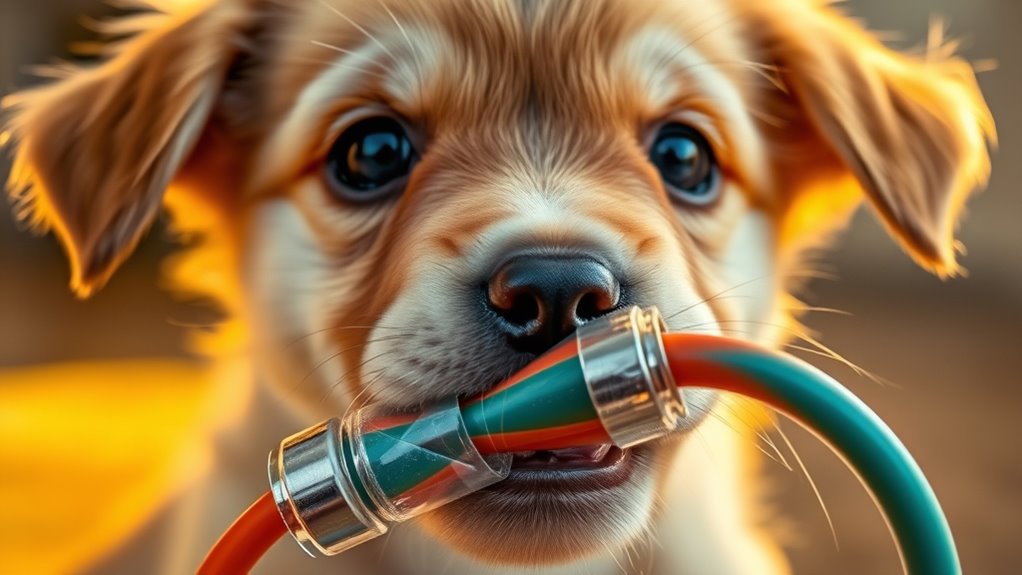 pet training and cable protection