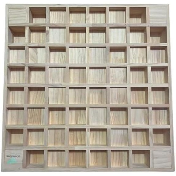 Acoustic Diffuser - Pine Wood Sound Panel