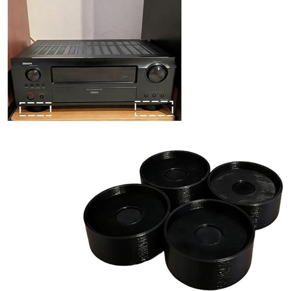 Plastic Riser Base for Audio Amplifiers